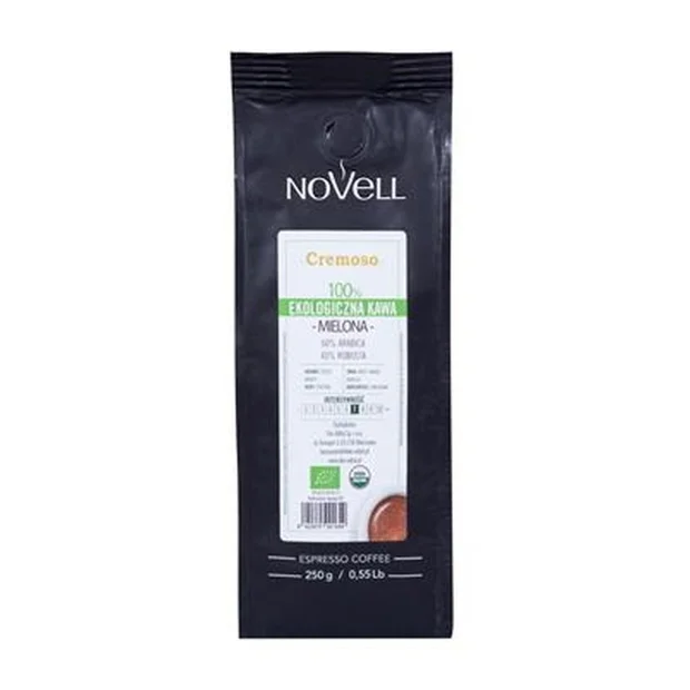 Kawa mielona Cremoso Bio, 250 g, Cafes Novell