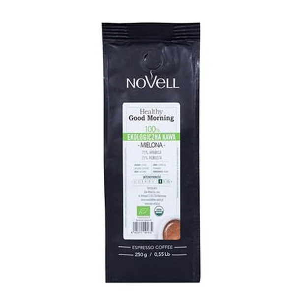 Kawa mielona Good Morning Bio, 250 g, Cafes Novell