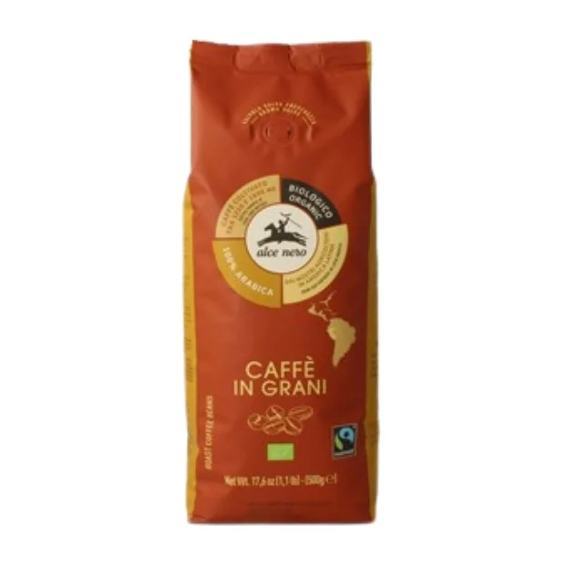 Kawa ziarnista arabica 100 % Fair Trade Bio, 500 g, Alce Nero