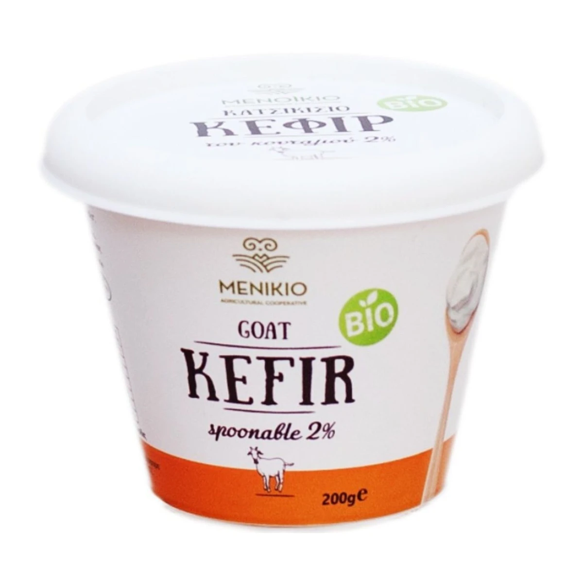 Kefir kozi gęsty Bio, Menikio