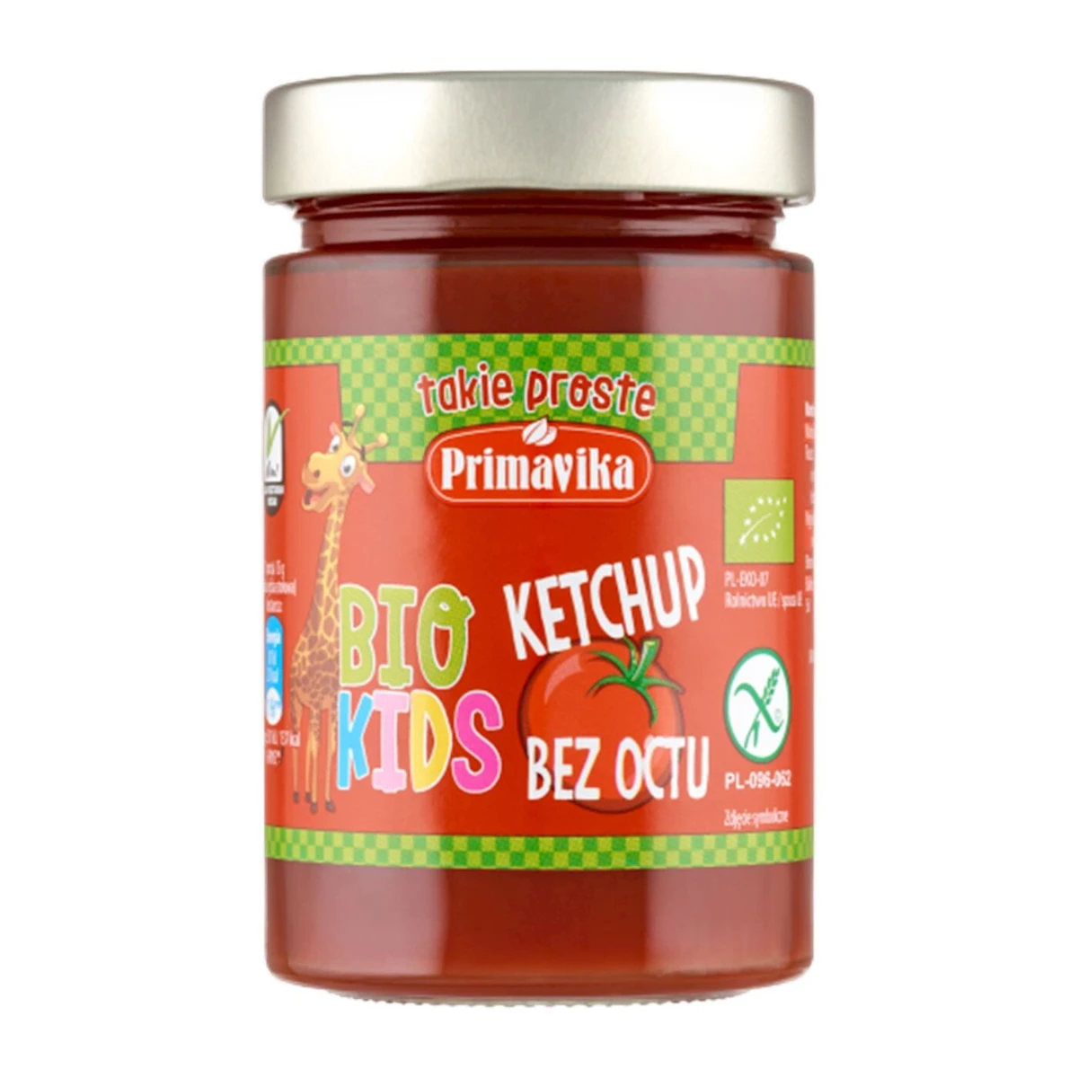 Ketchup bez octu dla dzieci Bio, Primavika