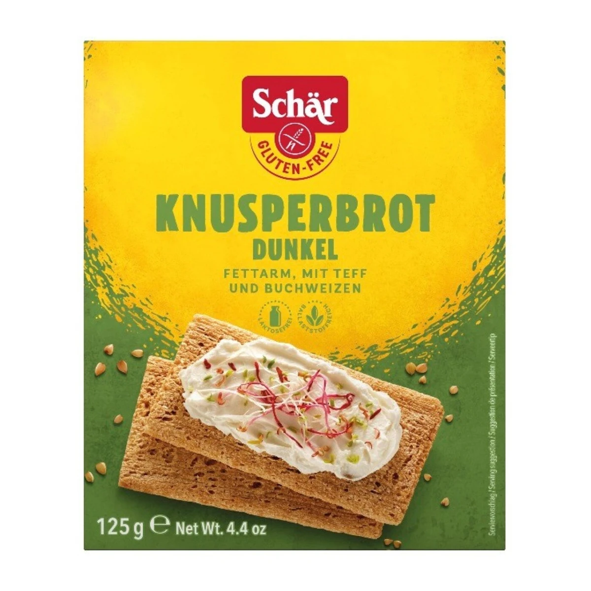 Knusperbrot dunkel - pieczywo chrupkie ciemne, bezglutenowe, Schär