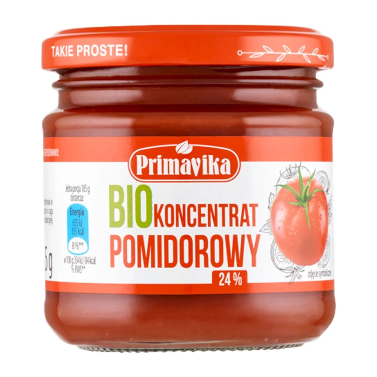 Koncentrat pomidorowy Bio, Primavika
