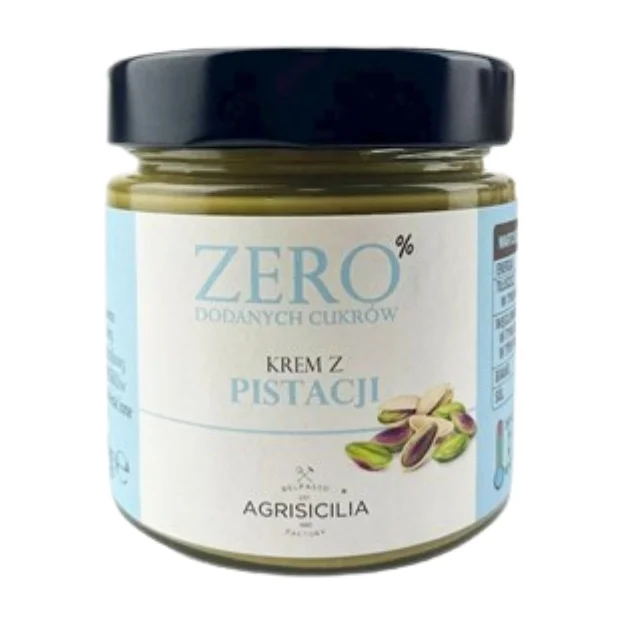Krem pistacjowy bez dodatku cukrów, 200 g, Agrisicilia
