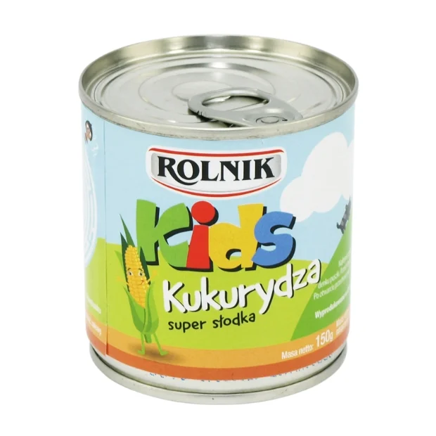 Kukurydza-puszka Kids, 150 g, Rolnik