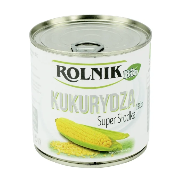 Kukurydza super słodka Bio, 425 ml, Rolnik