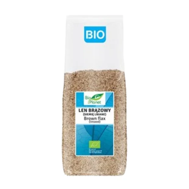 Len brązowy (siemię lniane) Bio, 1 kg, Bio Planet