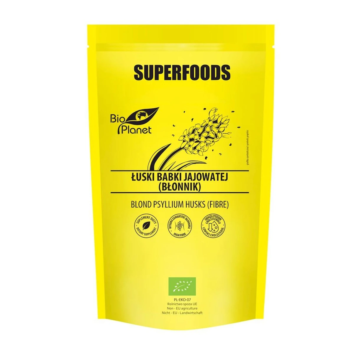 Łuski babki jajowatej Bio, 100g, Bio Planet