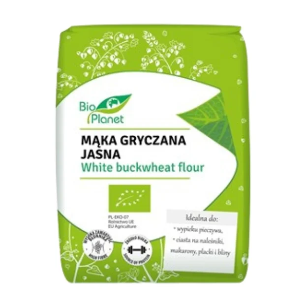 Mąka gryczana jasna Bio, 1 kg, Bio Planet