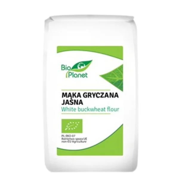 Mąka gryczana jasna Bio, 500 g, Bio Planet