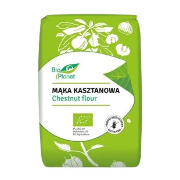 Mąka kasztanowa bezglutenowa Bio, 400 g, Bio Planet