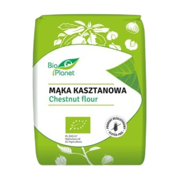 Mąka kasztanowa bezglutenowa Bio, 700 g, Bio Planet