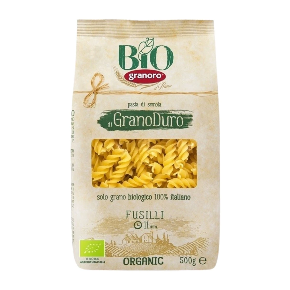 Makaron fusilli Bio, 500 g, Granoro
