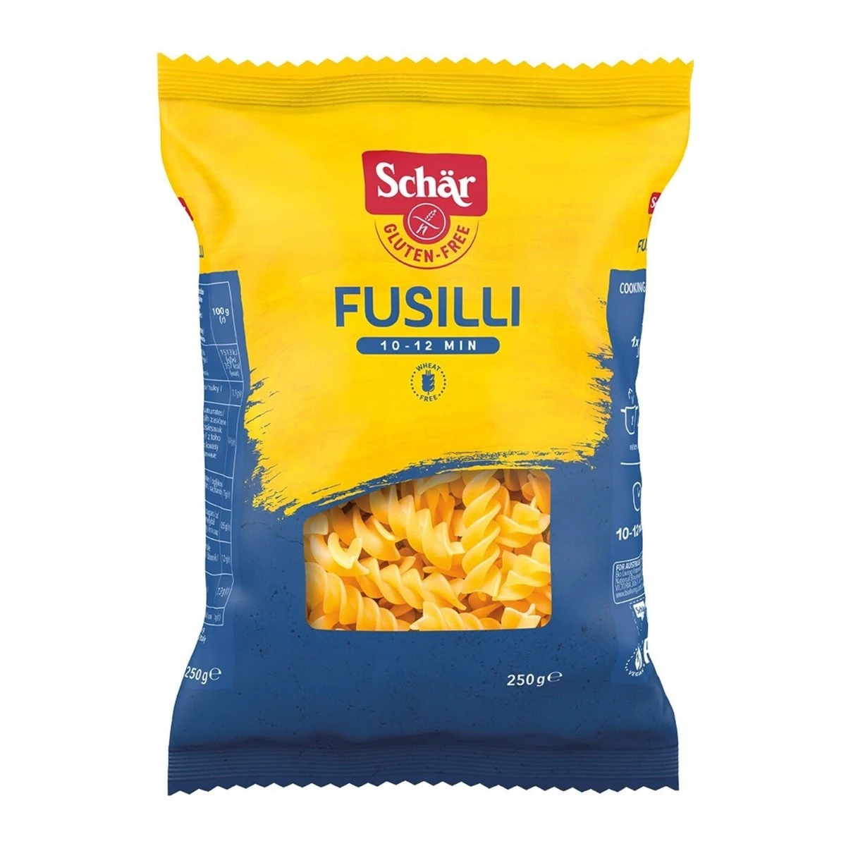 Makaron fusilli, bezglutenowy, Schär 