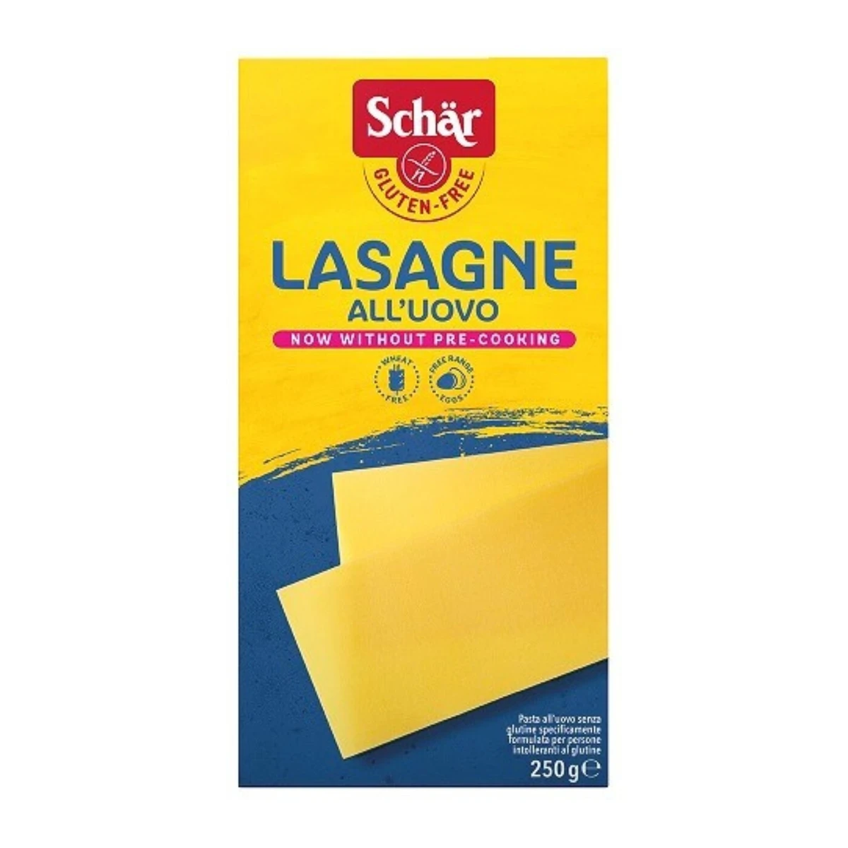 Makaron lasagne jajeczny, bezglutenowy, Schär 