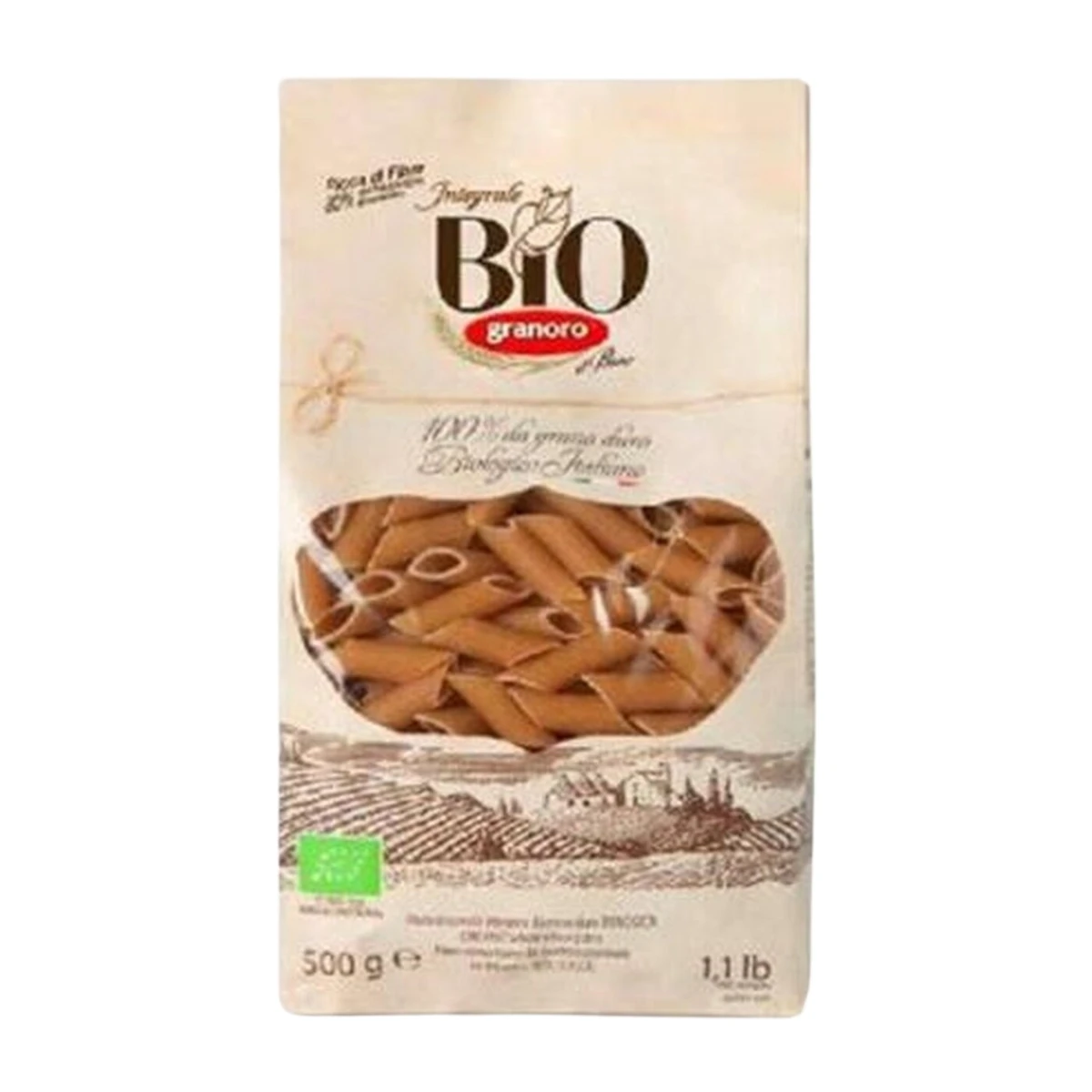 Makaron penne rigate pełnoziarnisty Bio, Granoro