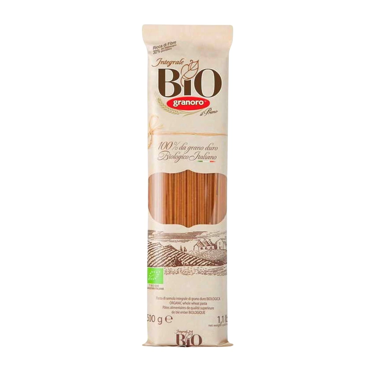 Makaron spaghetti pełnoziarnisty Bio, 500 g, Granoro