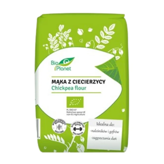 Mąka z ciecierzycy Bio, 400 g, Bio Planet  
