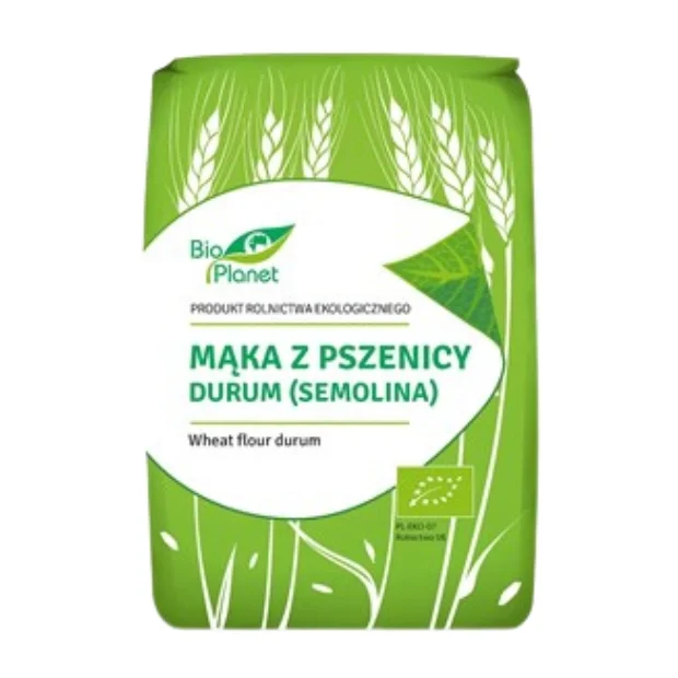 Mąka z pszenicy durum (semolina) Bio, 1kg, Bio Planet 
