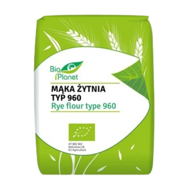 Mąka żytnia typ 960 Bio, 1kg, Bio Planet 