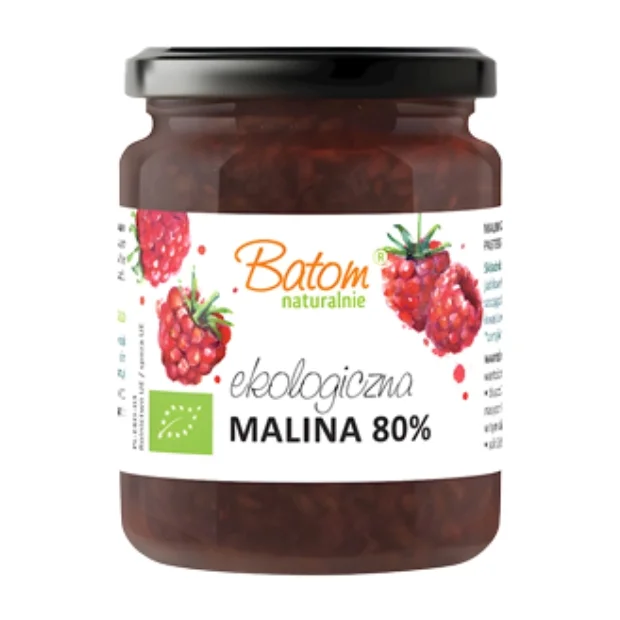 Malina 80 % Bio, 260 g, Batom
