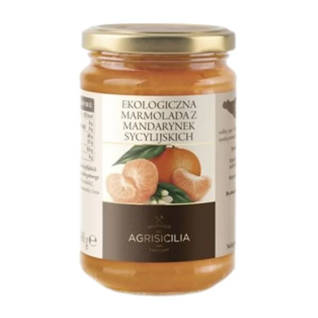 Marmolada z mandarynek sycylijskich Bio, 360 g, Agrisicilia