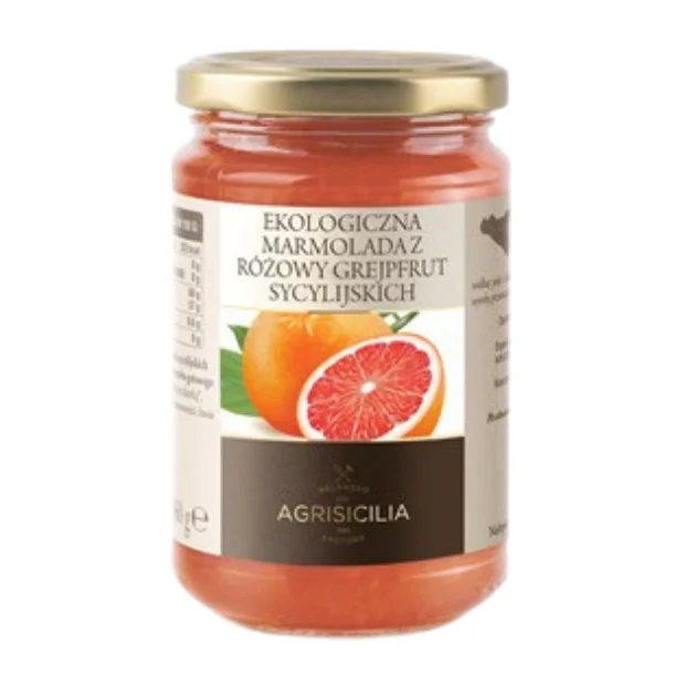 Marmolada z różowych grejpfrutów sycylijskich Bio, 360 g, Agrisicilia