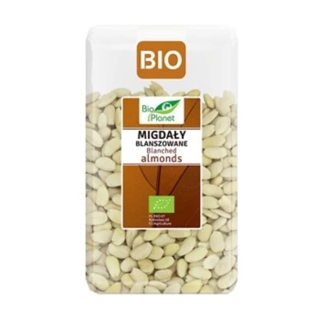 Migdały blanszowane Bio, 1 kg, Bio Planet