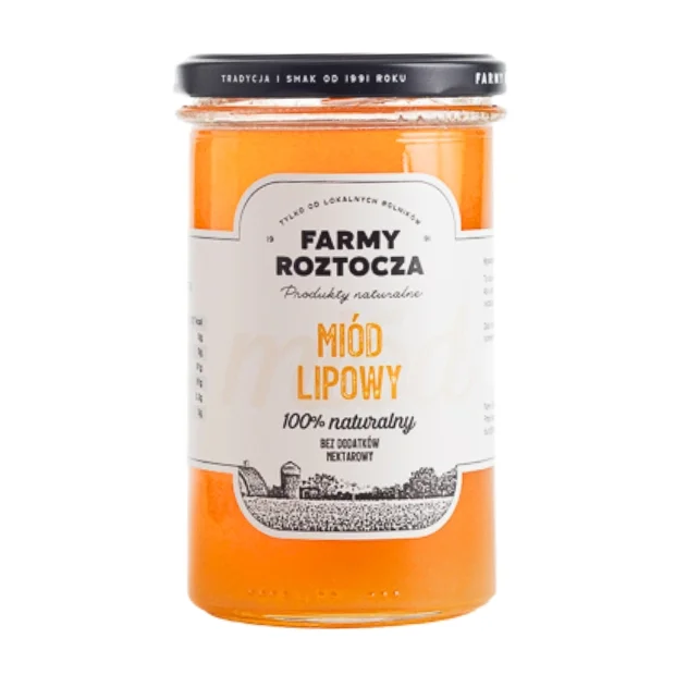Miód lipowy, 700 g, Farmy Roztocza