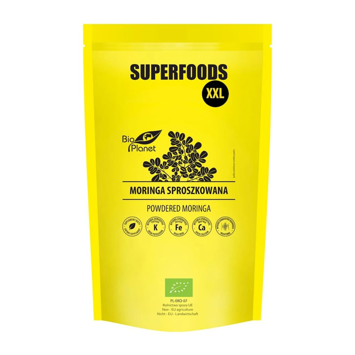 Moringa sproszkowana Bio, 500g, Bio Planet