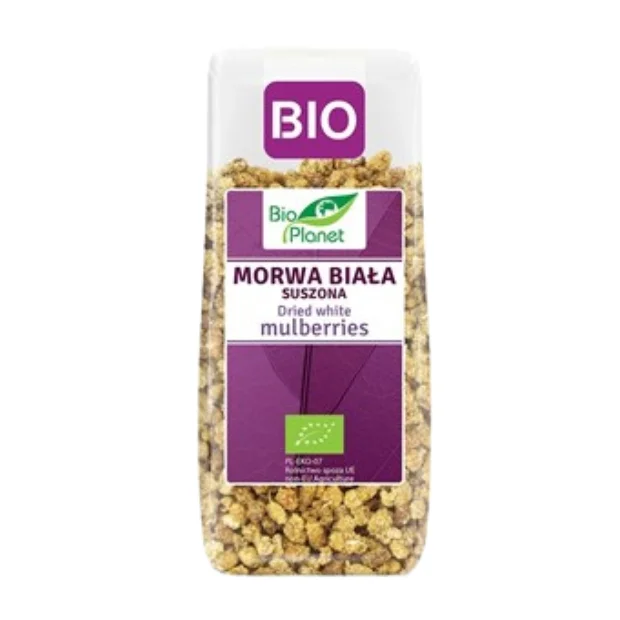 Morwa biała suszona Bio, 100 g, Bio Planet