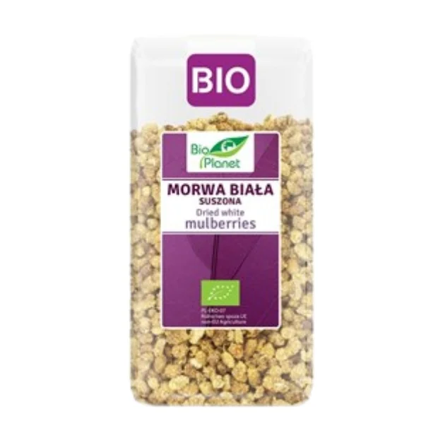 Morwa biała suszona Bio, 250 g, Bio Planet