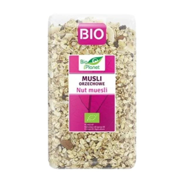 Musli orzechowe Bio, 600 g, Bio Planet