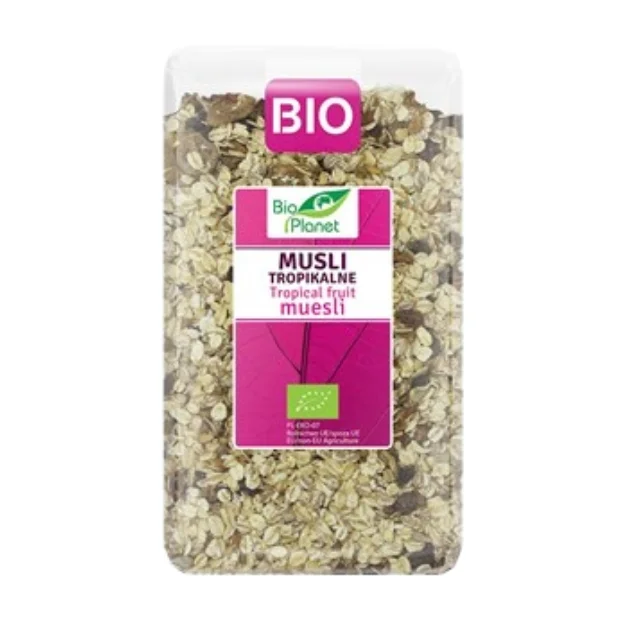 Musli tropikalne Bio, 600 g, Bio Planet