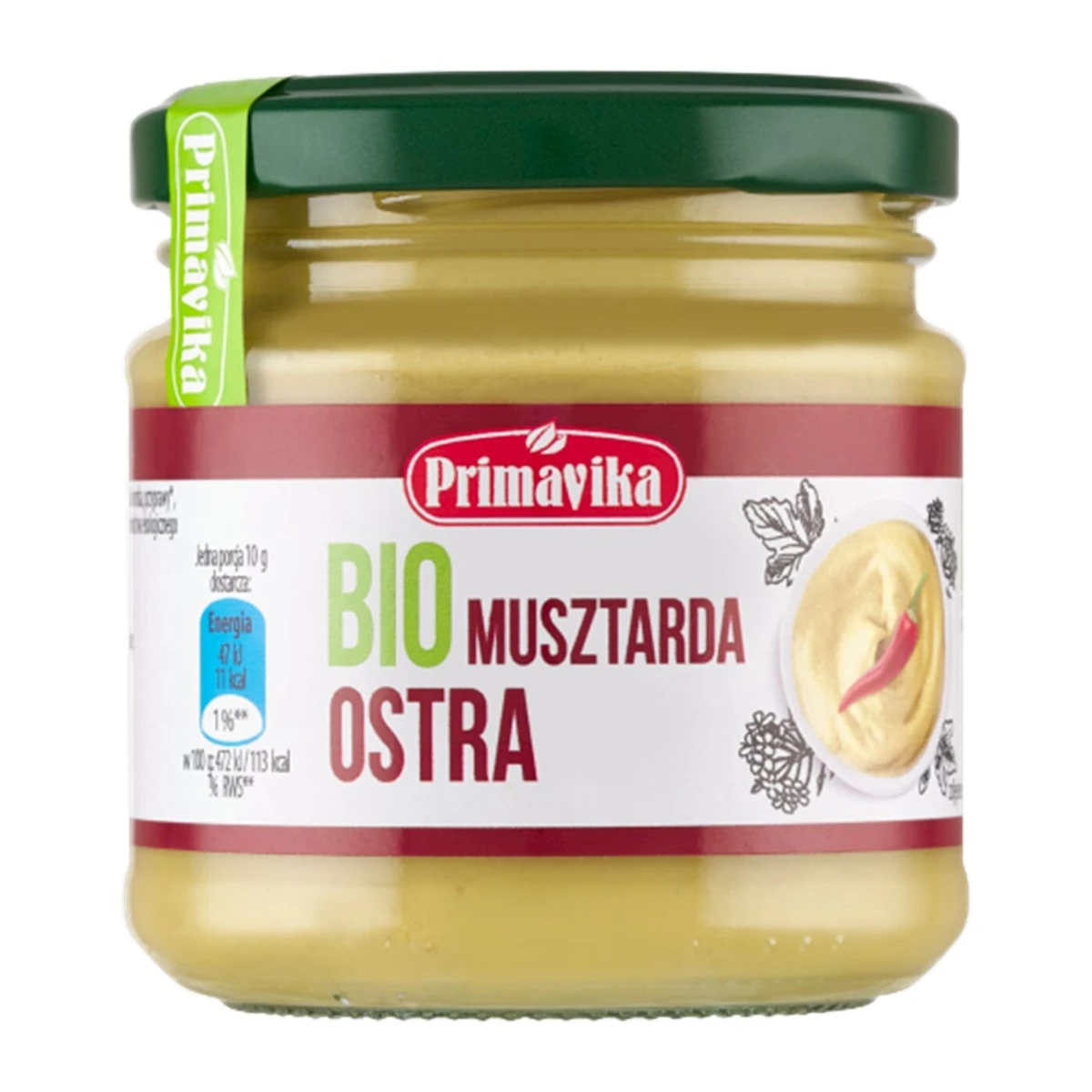 Musztarda ostra Bio, Primavika