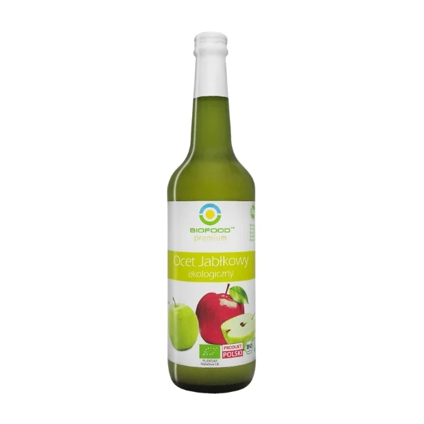 Ocet jabłkowy 5% niefiltrowany Bio, 700 ml, Biofood