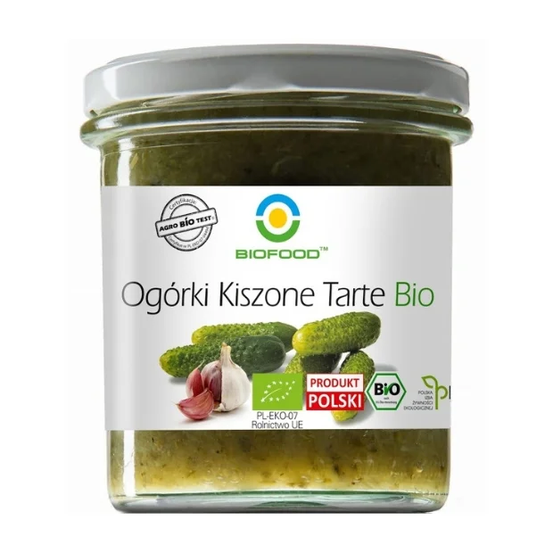 Ogórki kiszone tarte Bio, 280 g, Biofood