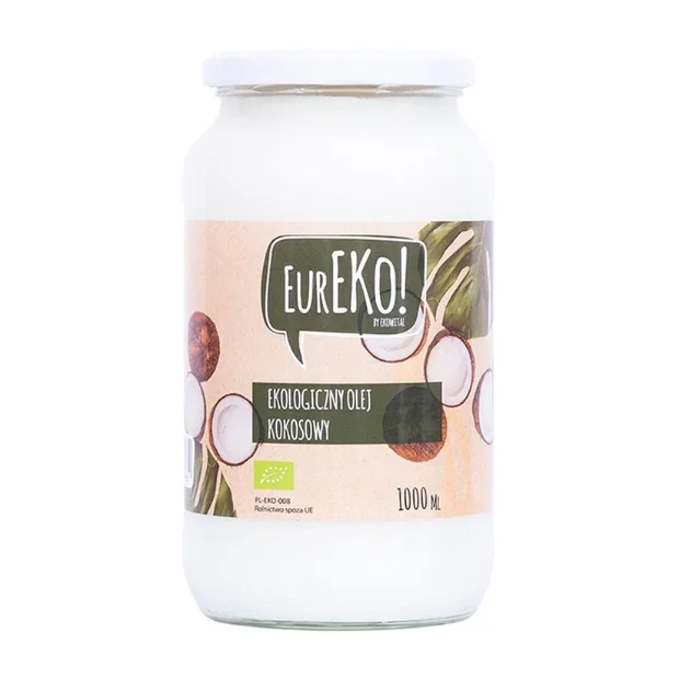 Olej kokosowy Bio, 1 l, Eureko