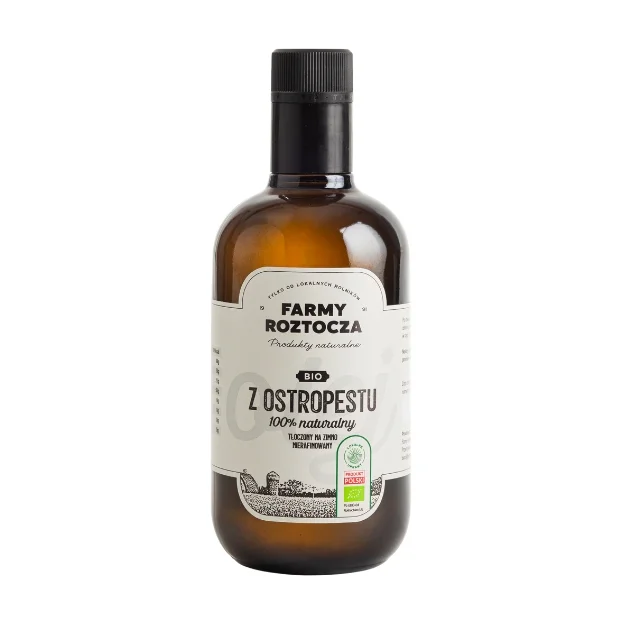 Olej z Ostropestu Bio tłoczony na zimno, 500 ml,  Farmy Roztocza