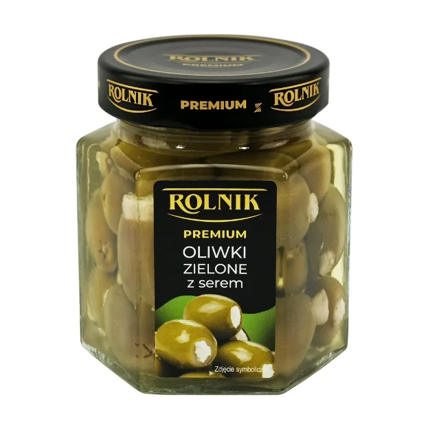 Oliwki zielone z serem, 314 ml, Rolnik