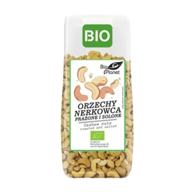 Orzechy nerkowca prażone i solone Bio, 100 g, Bio Planet