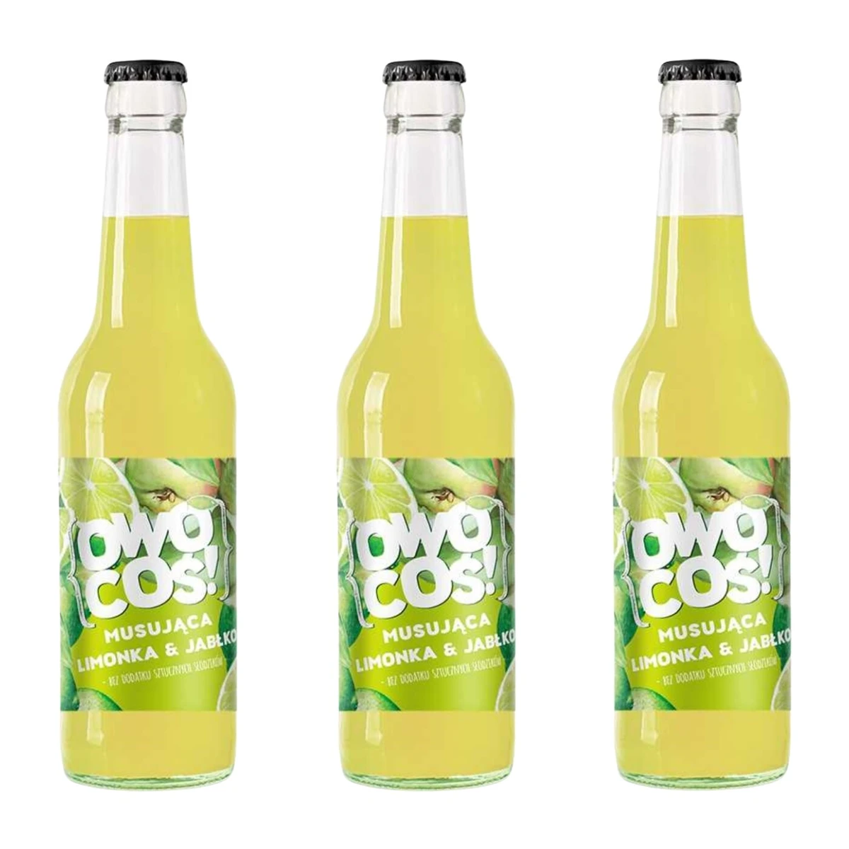 Owocoś limonka - jabłko, 3 szt., Owocowe Smaki