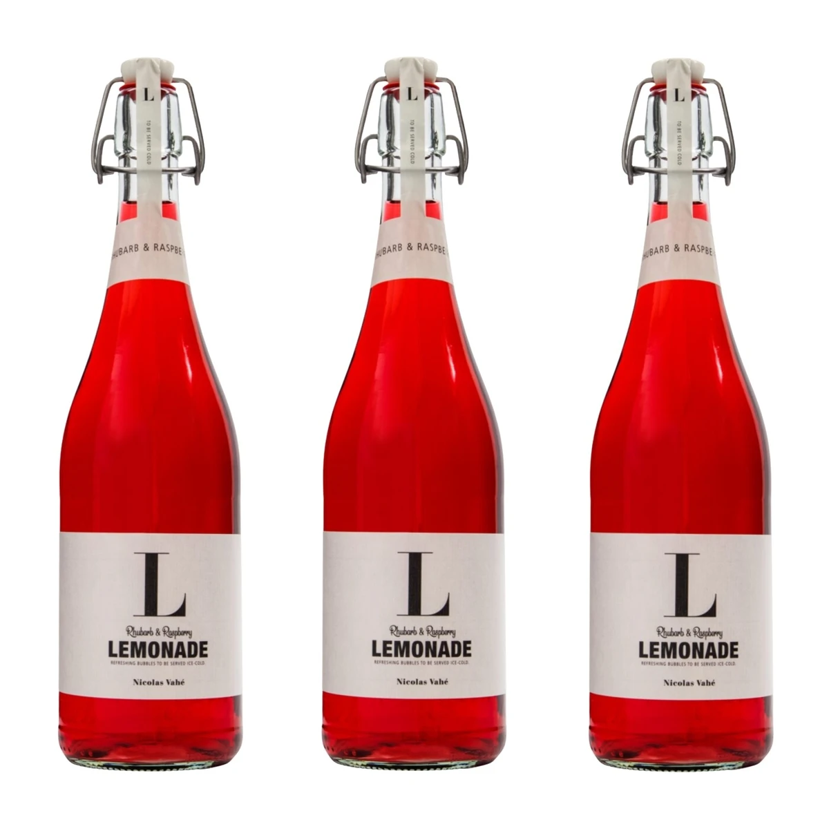 Lemoniada malina i rabarbar, 3 szt., Nicolas Vahé