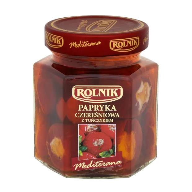 Papryka czereśniowa z tuńczykiem, 280 g, Rolnik