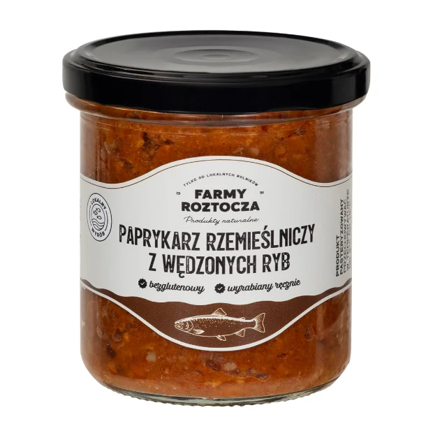Paprykarz rzemieślniczy z wędzonych ryb, 300 g, Farmy Roztocza