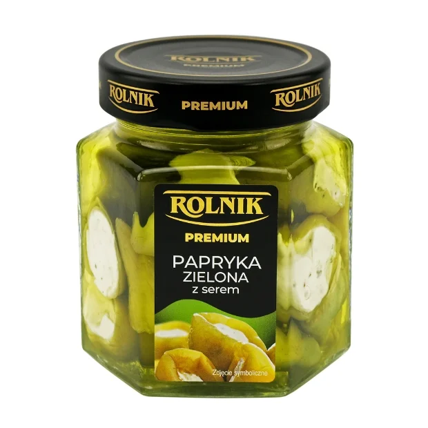 Papryka zielona z serem, 280 g, Rolnik