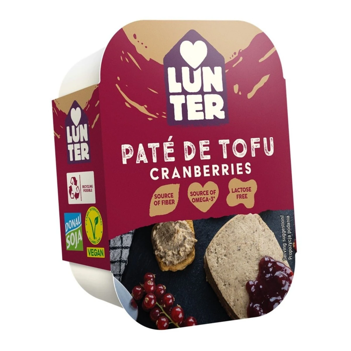 Pasta pasztet z żurawiną, Lunter 