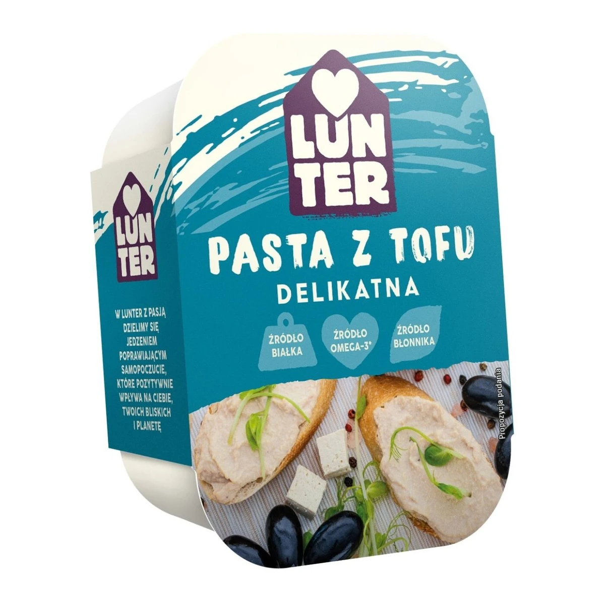 Pasta z tofu delikatna, Lunter 