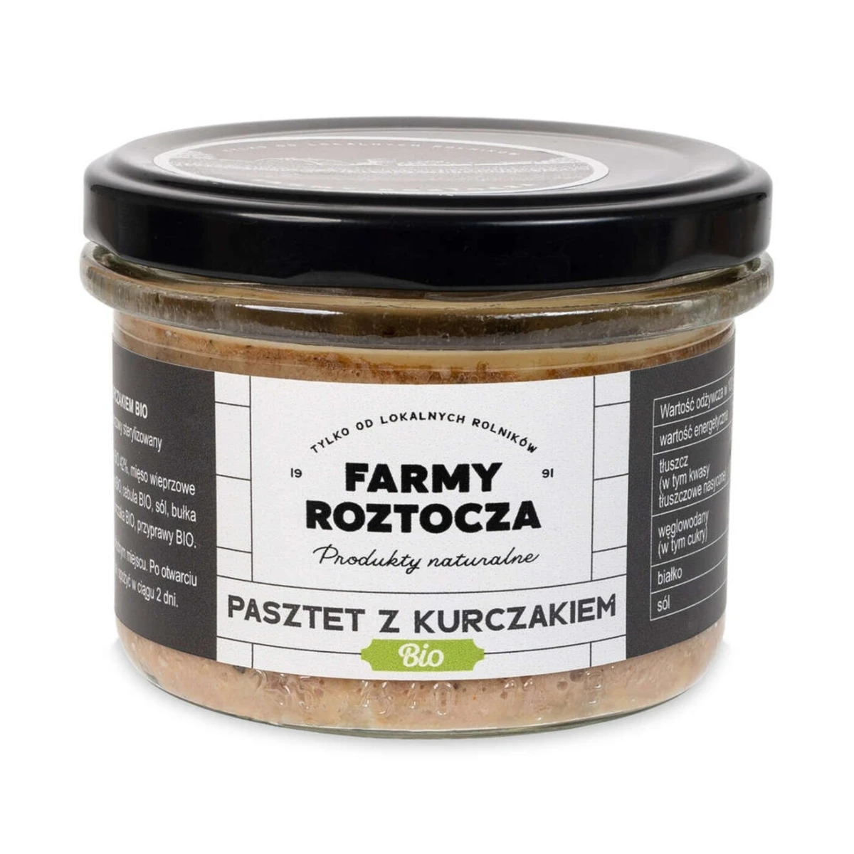 Pasztet z kurczakiem Bio, Farmy Roztocza