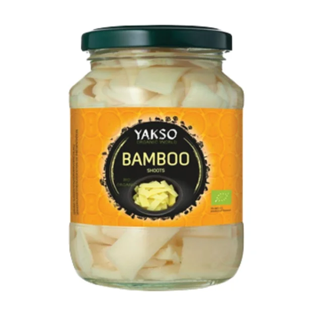 Pędy bambusa plastry w zalewie Bio, 340 g, Yakso